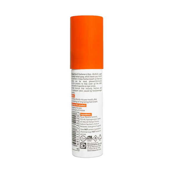 Safe And Clean Mouth Spray Orange Flavour 18ml