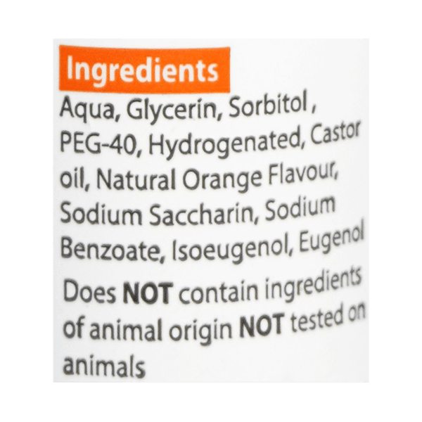 Safe And Clean Mouth Spray Orange Flavour 18ml