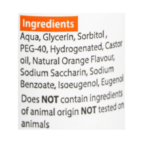 Safe And Clean Mouth Spray Orange Flavour 18ml