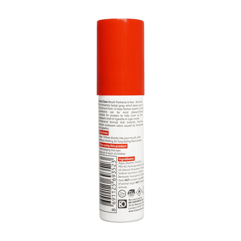 Safe And Clean Mouth Spray Strawberry Flavour 18ml