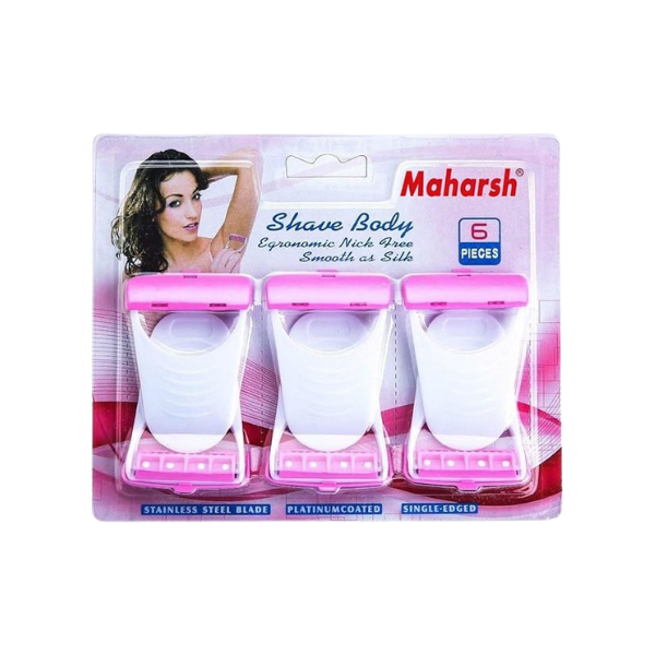 Safit Ladies Hair Removal Razor 6pcs