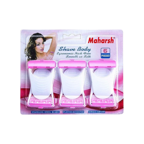 Safit Ladies Hair Removal Razor 6pcs