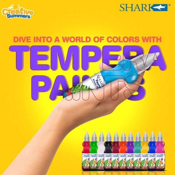 Shark Tempera Ready Mix Paint Set 6Pcs 50ml