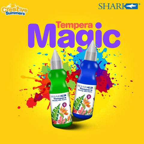 Shark Tempera Ready Mix Paint Set 6Pcs 50ml