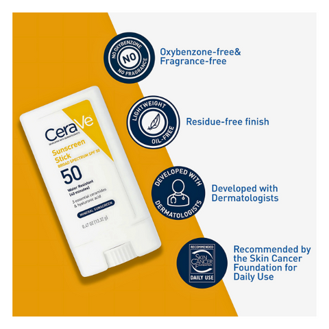 CERAVE SUNSCREEN SPF50 STICK 13.32GM
