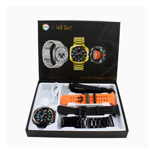 SMART WATCH 4IN1 BLACK BOX