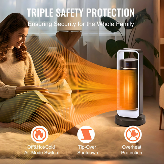 GEEPAS DIGITAL PTC CERAMIC HEATER GRH28595P