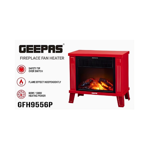 GEEPAS FIREPLACE-FAN HEATER GFH9556P