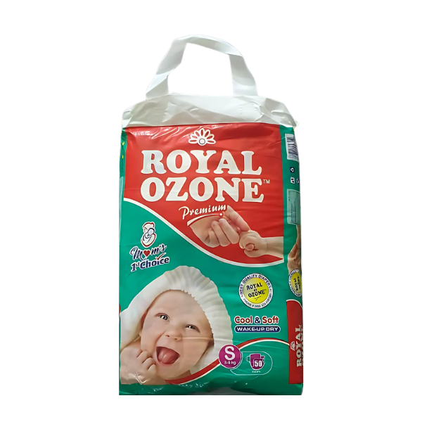 ROYAL OZONE PREMIUM DIAPER SIZE SMALL 3-6KG 50PCS