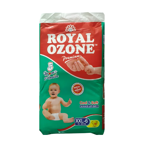 ROYAL OZONE PREMIUM DIAPER SIZE XXL-6 16-25KG 50PCS