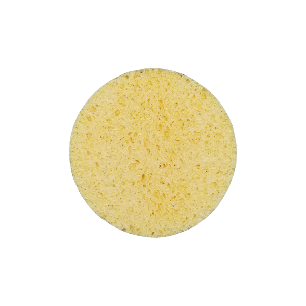 Signature Yellow Scrubbing Puff.