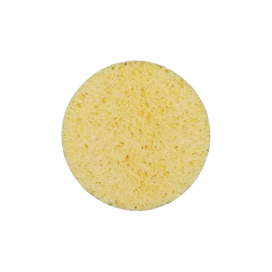 Signature Yellow Scrubbing Puff.