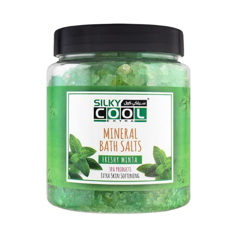 Silky Cool Extra Mineral Bath Salt Freshy Minta 750g