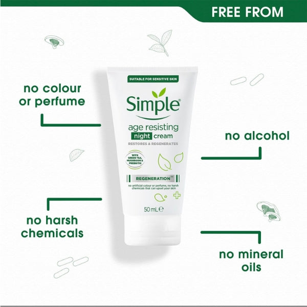 Simple Regeneration Age Resisting Night Cream 50ml