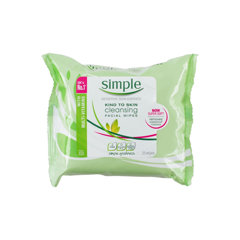 Simple Cleansing Facial Wipes 25pcs