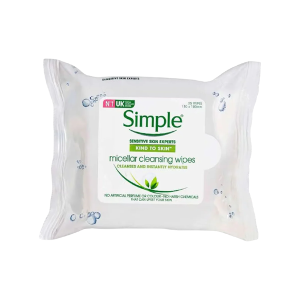 Simple Micellar Cleansing Wipes 25pcs