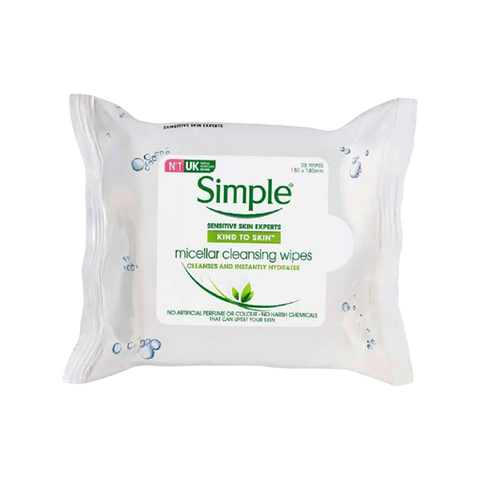 Simple Micellar Cleansing Wipes 25pcs