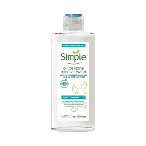 Simple Micellar Water Oil Be Gone 400ml