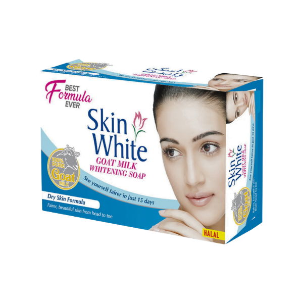 Skin White Goat Milk Whitening Soap For Dry Skin 100g