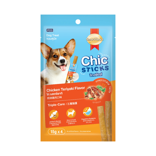 Smartheart Dog Chic Stick Chicken Teriyaki Flavour 60g