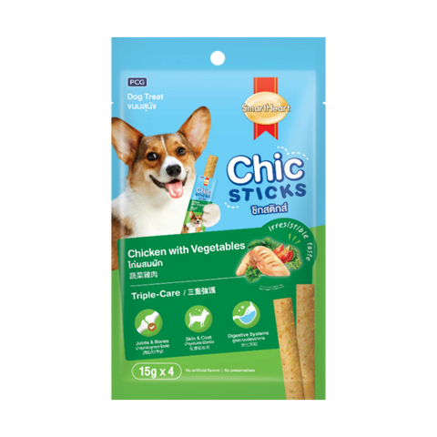 Smartheart Dog Chic Stick Chicken With Vegetables Flavour 60g