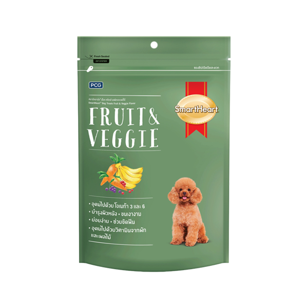 Smartheart Dog Food Fruit & Veggie Flavour 100g