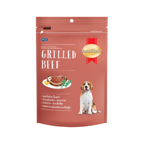 Smartheart Dog Food Grilled Beef Flavour 100g