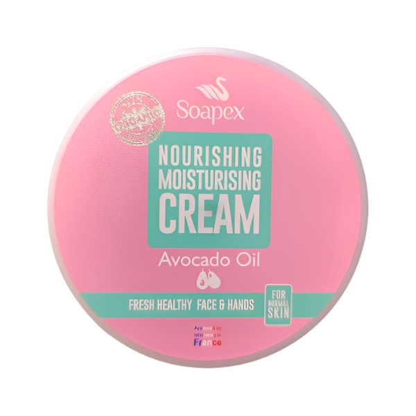 Soapex Nourishing Moisturizing Cream With Avocado Oil For Face & Hands 220ml