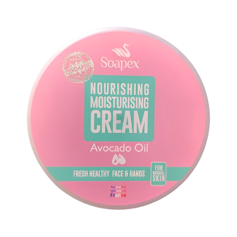 Soapex Nourishing Moisturizing Cream With Avocado Oil For Face & Hands 220ml