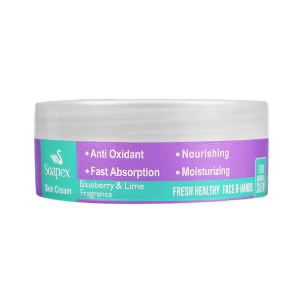 Soapex Nourishing Moisturizing Cream With Blueberry & Lime Fragrance Face & Hands 220ml