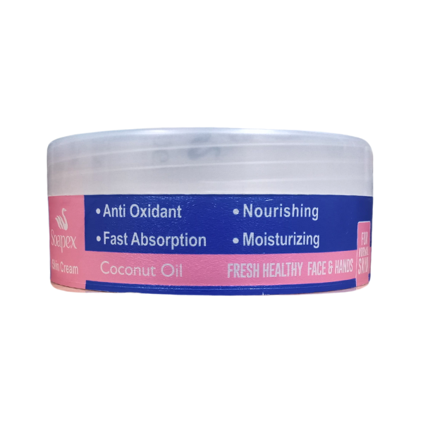 Soapex Nourishing Moisturizing Cream With Coconut Oil For Face & Hands 220ml