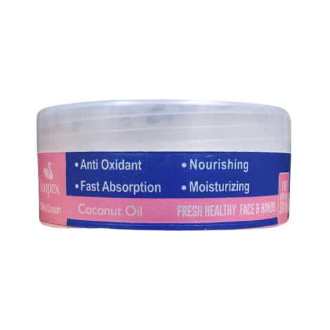 Soapex Nourishing Moisturizing Cream With Coconut Oil For Face & Hands 220ml