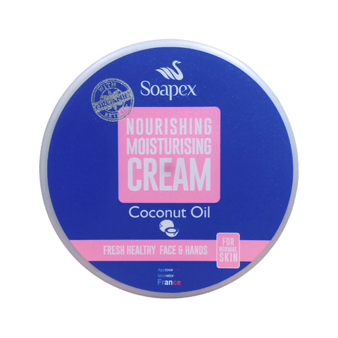 Soapex Nourishing Moisturizing Cream With Coconut Oil For Face & Hands 220ml