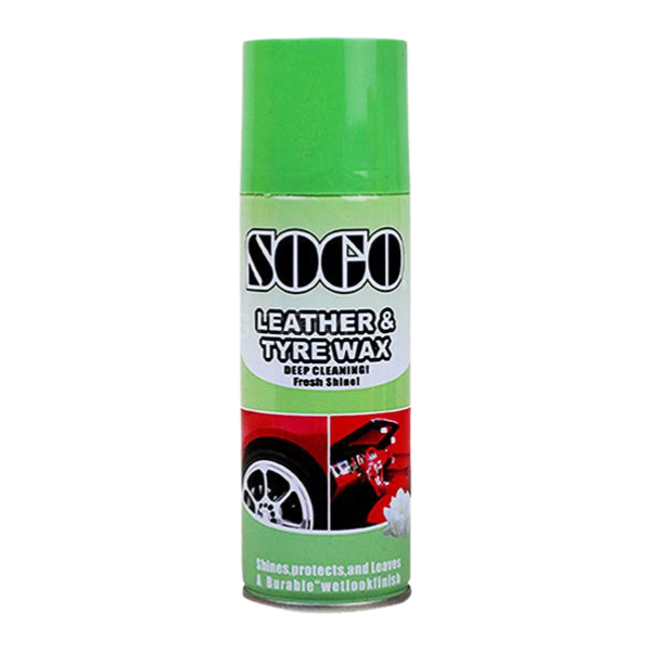 Sogo Leather And Tyre Wax Spray 250ml Jasmine