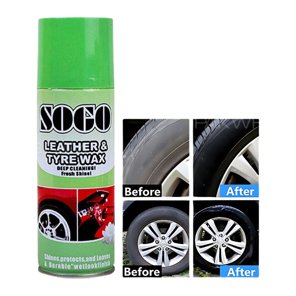 Sogo Leather And Tyre Wax Spray 250ml Jasmine