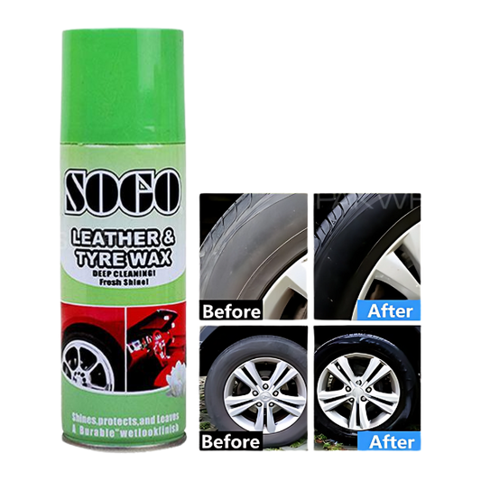 Sogo Leather And Tyre Wax Spray 250ml Jasmine