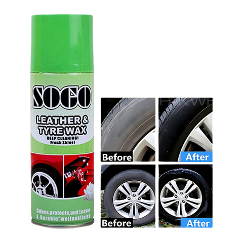 Sogo Leather And Tyre Wax Spray 250ml Jasmine