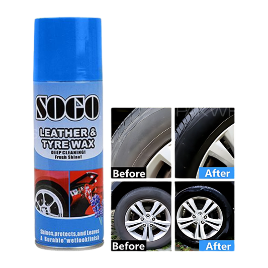 Sogo Leather And Tyre Wax Spray 250ml Lavender