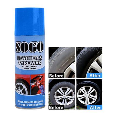 Sogo Leather And Tyre Wax Spray 250ml Lavender