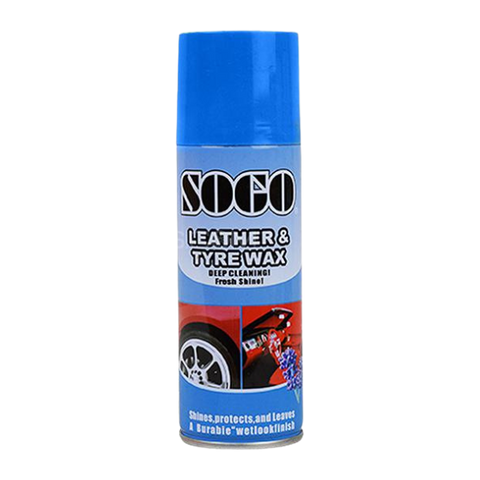 Sogo Leather And Tyre Wax Spray 250ml Lavender