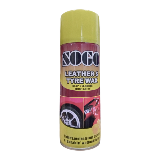 Sogo Leather And Tyre Wax Spray 250ml Lemon