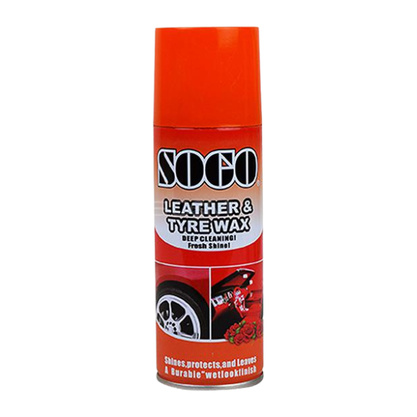 Sogo Leather And Tyre Wax Spray 250ml Rose