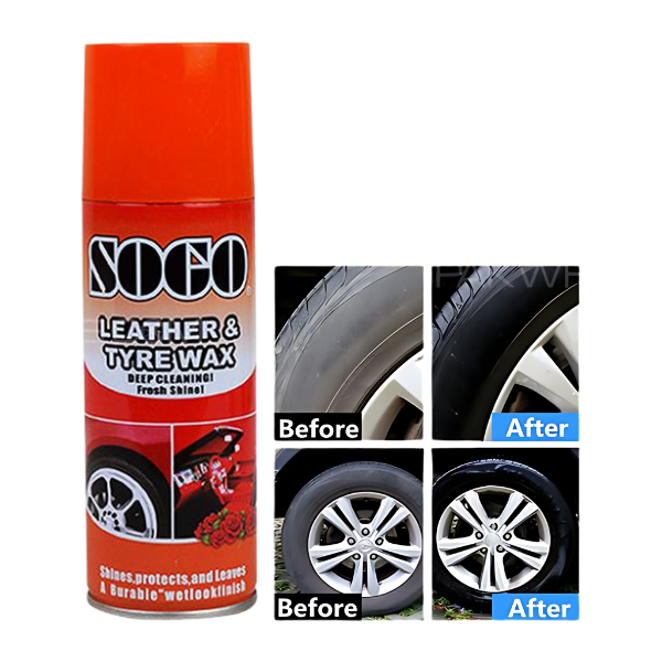 Sogo Leather And Tyre Wax Spray 250ml Rose