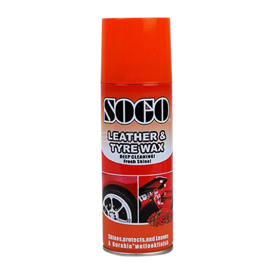 Sogo Leather And Tyre Wax Spray 250ml Rose