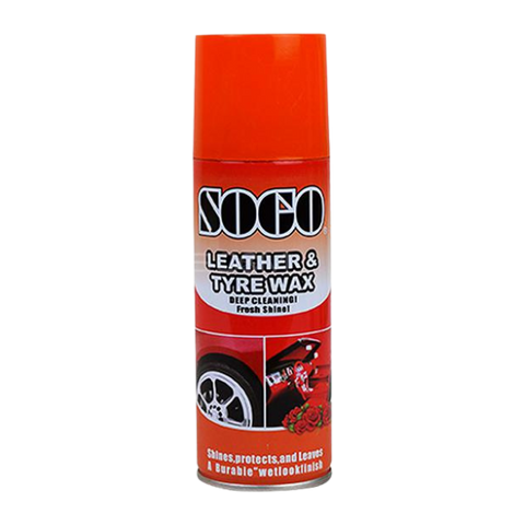 Sogo Leather And Tyre Wax Spray 250ml Rose