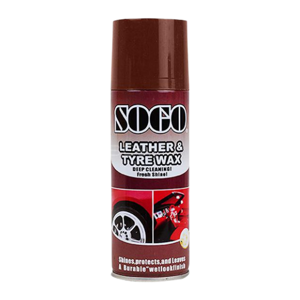 Sogo Leather And Tyre Wax Spray 250mlVanilla