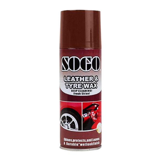 Sogo Leather And Tyre Wax Spray 250mlVanilla