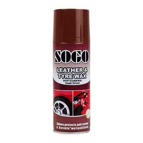 Sogo Leather And Tyre Wax Spray 250mlVanilla