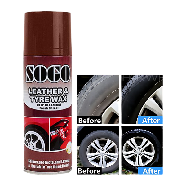 Sogo Leather And Tyre Wax Spray 250ml Vanilla