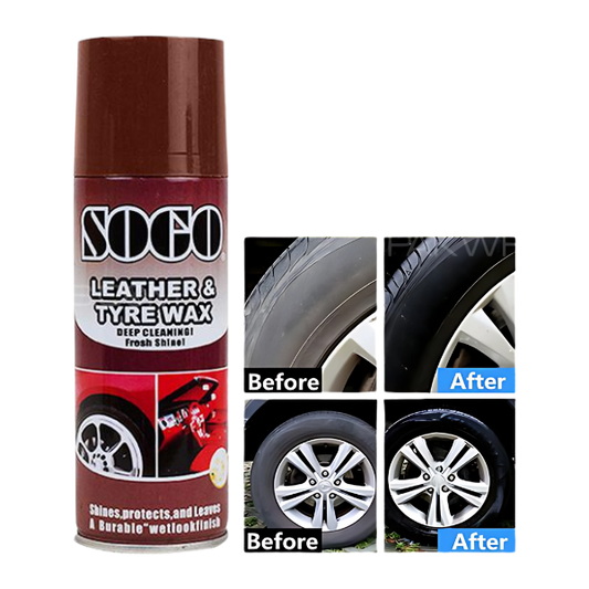 Sogo Leather And Tyre Wax Spray 250ml Vanilla